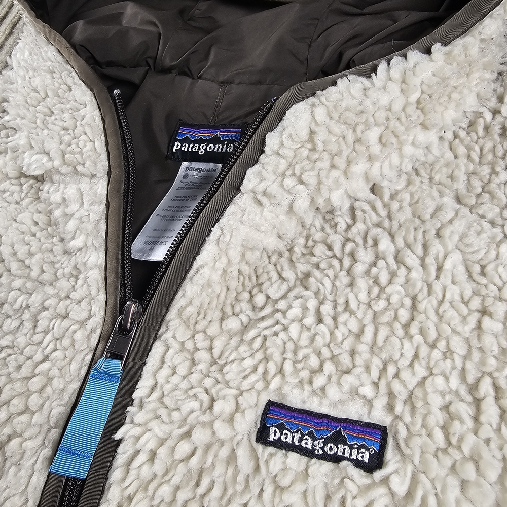 Patagonia Classic Retro X
Cardigan Deep Pile Fleece Full
Zip Jacket Oatmeal Sz M - Picture 3 of 8